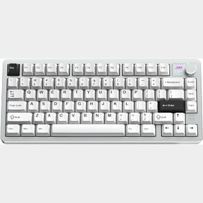 FURYCUBE F75 MECHANICAL KEYBOARD, 75% ALUMINUM KEYBOARD VIA-PROGRAMMABLE CUSTOM HOT SWAPPABLE,GASKET STRUCTURE,RGB BACKLIT GAMING