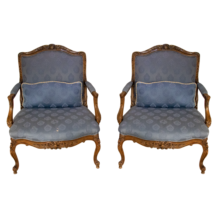 Par de sillones Berger estilo Louis XV
