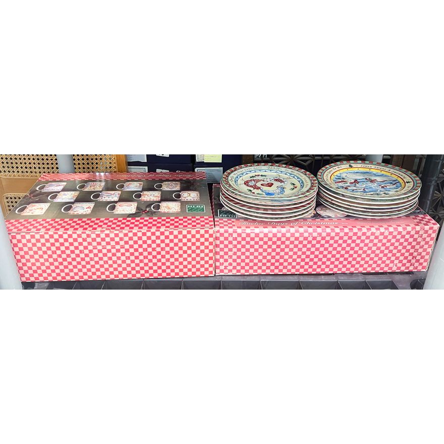 Shelf 222 Fifth "Twelve Days of Christmas" Plates & Mugs