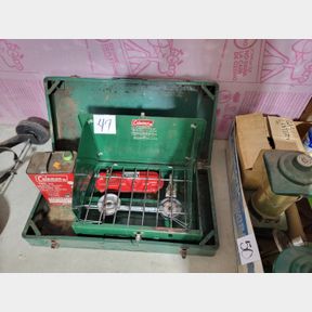 Coleman portable cook stove with extra carry case