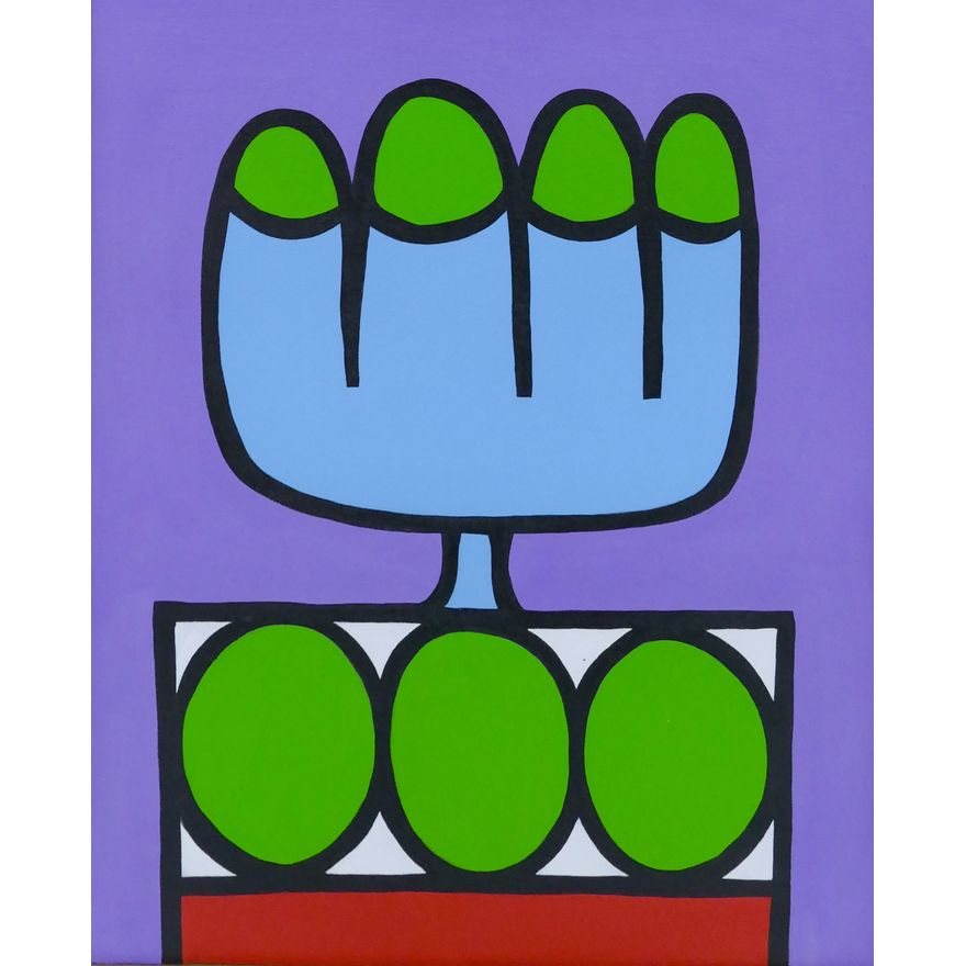 Alden Mason ''Compote of Good Fortune'' 1966 Acrylic