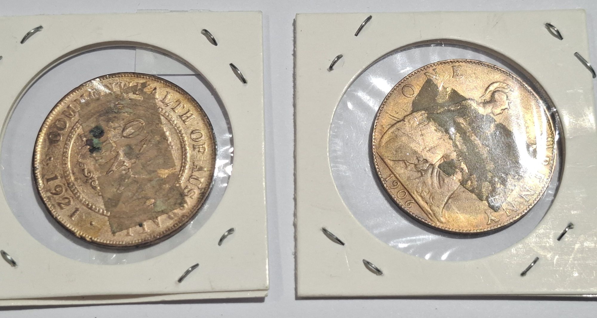 Great Britain Penny And Australian