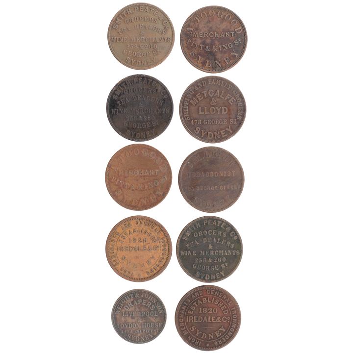 Sydney, NSW, Token Group, Penny, VG - aVF