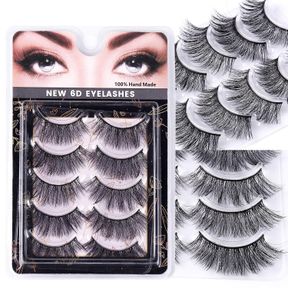SEIBES SELF-ADHESIVE EYELASHES, REUSABLE SELF ADHESIVE EYELASHES - 5 PAIRS NATURAL FLUFFY FALSE EYELASHES - SOFT AND NATURAL LOOK