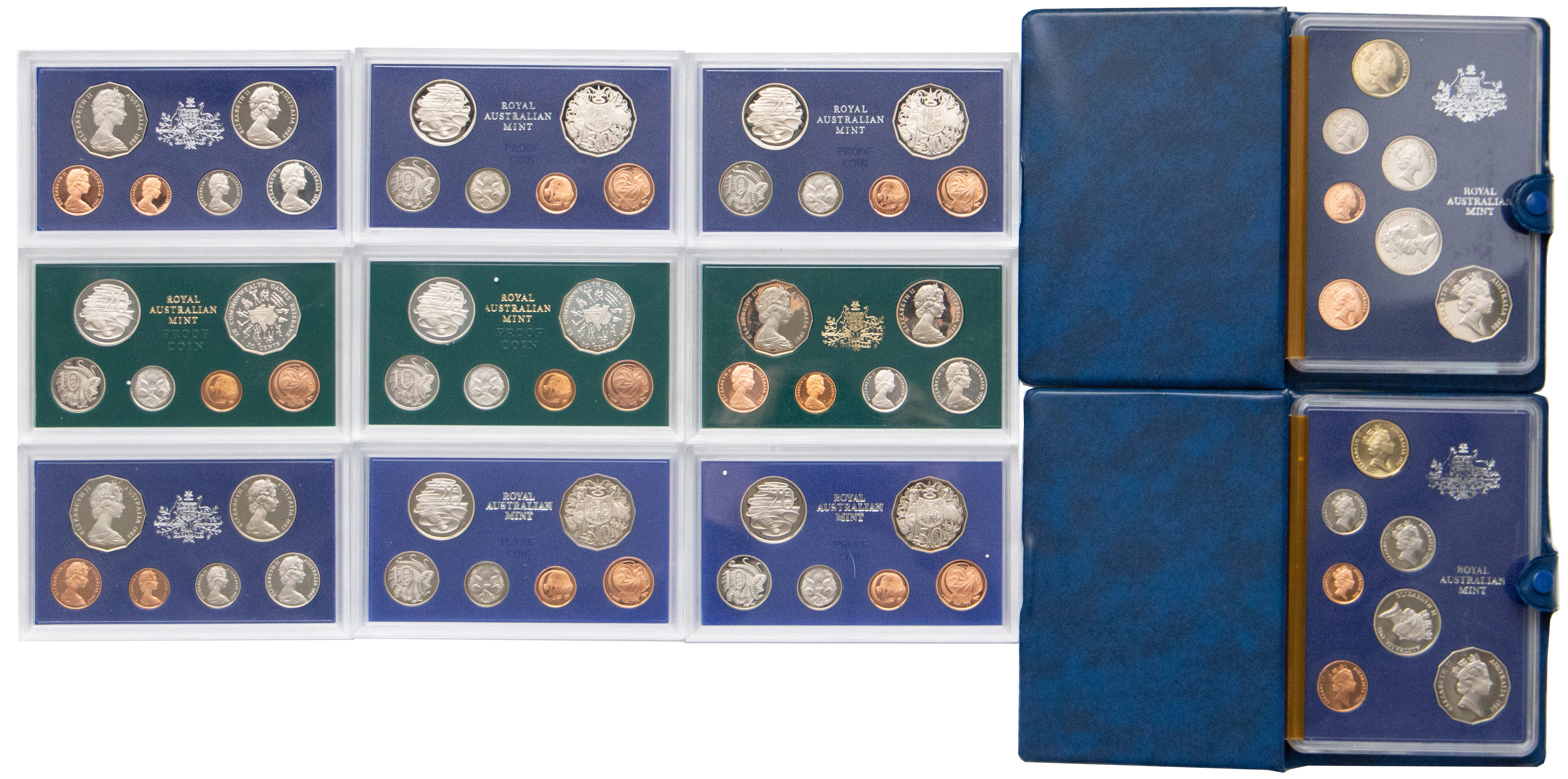 Elizabeth II, Proof Sets, 1982 - 1986, FDC