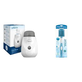 DR. BROWN'S INSTA-FEED BABY BOTTLE WARMER, STERILIZER & SOFT TOUCH BOTTLE BRUSH BUNDLE