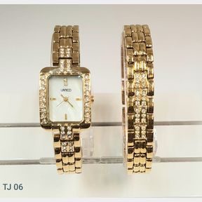 LANCO LADIES WATCH PEARL WITH GOLD - MATCHING BRACELET