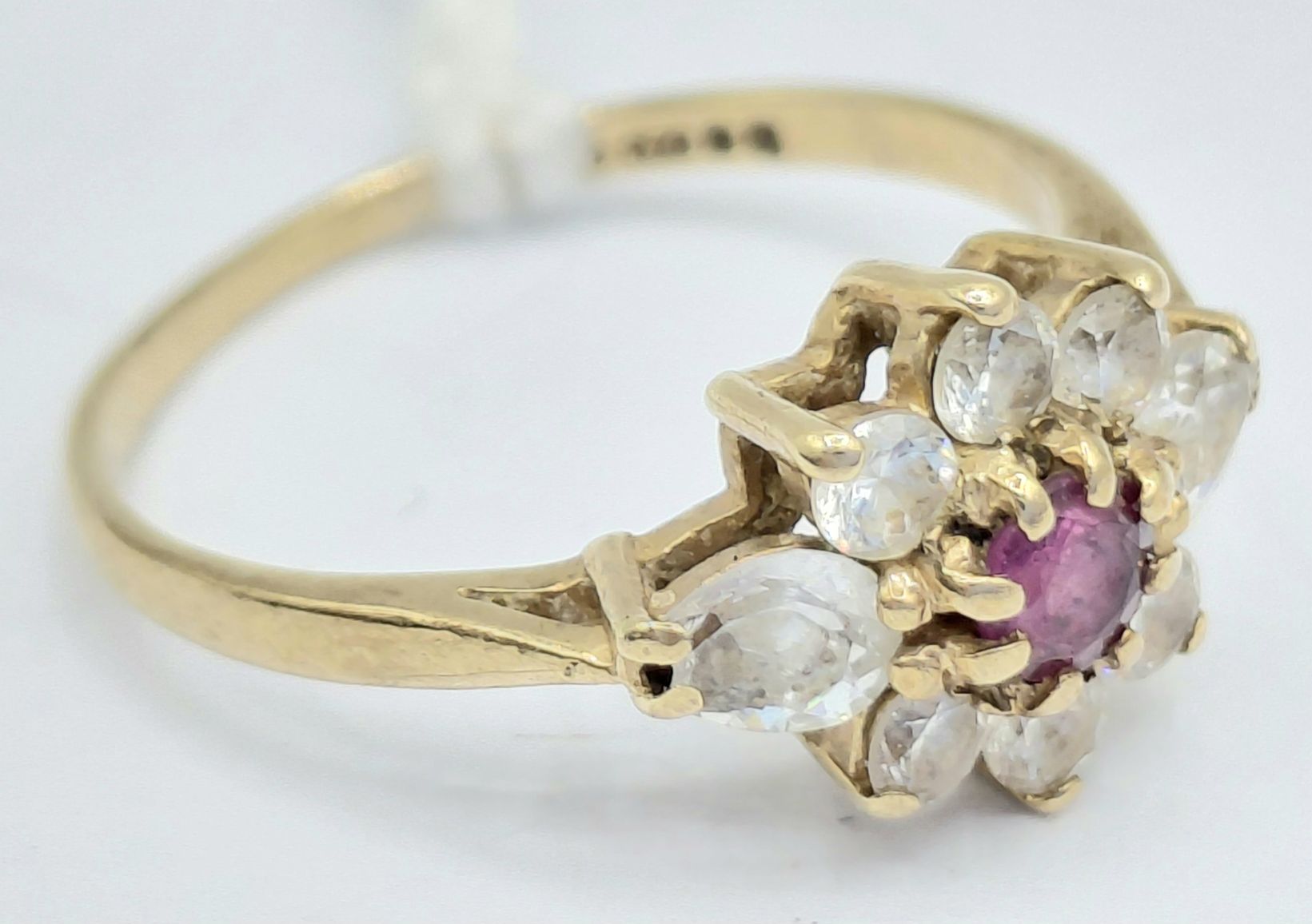 Antique 9ct Ruby Dress Ring