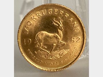 1982 SOUTH AFRICAN 1/10th GOLD KRUGERRAND