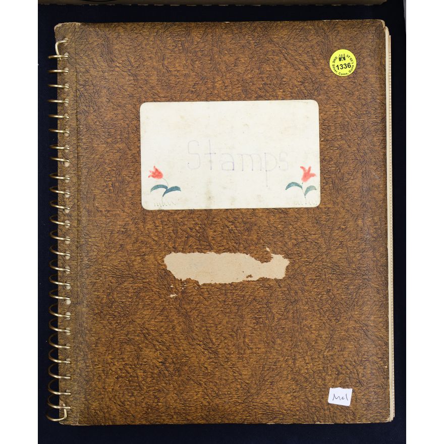 Vintage US Stamp Block Album