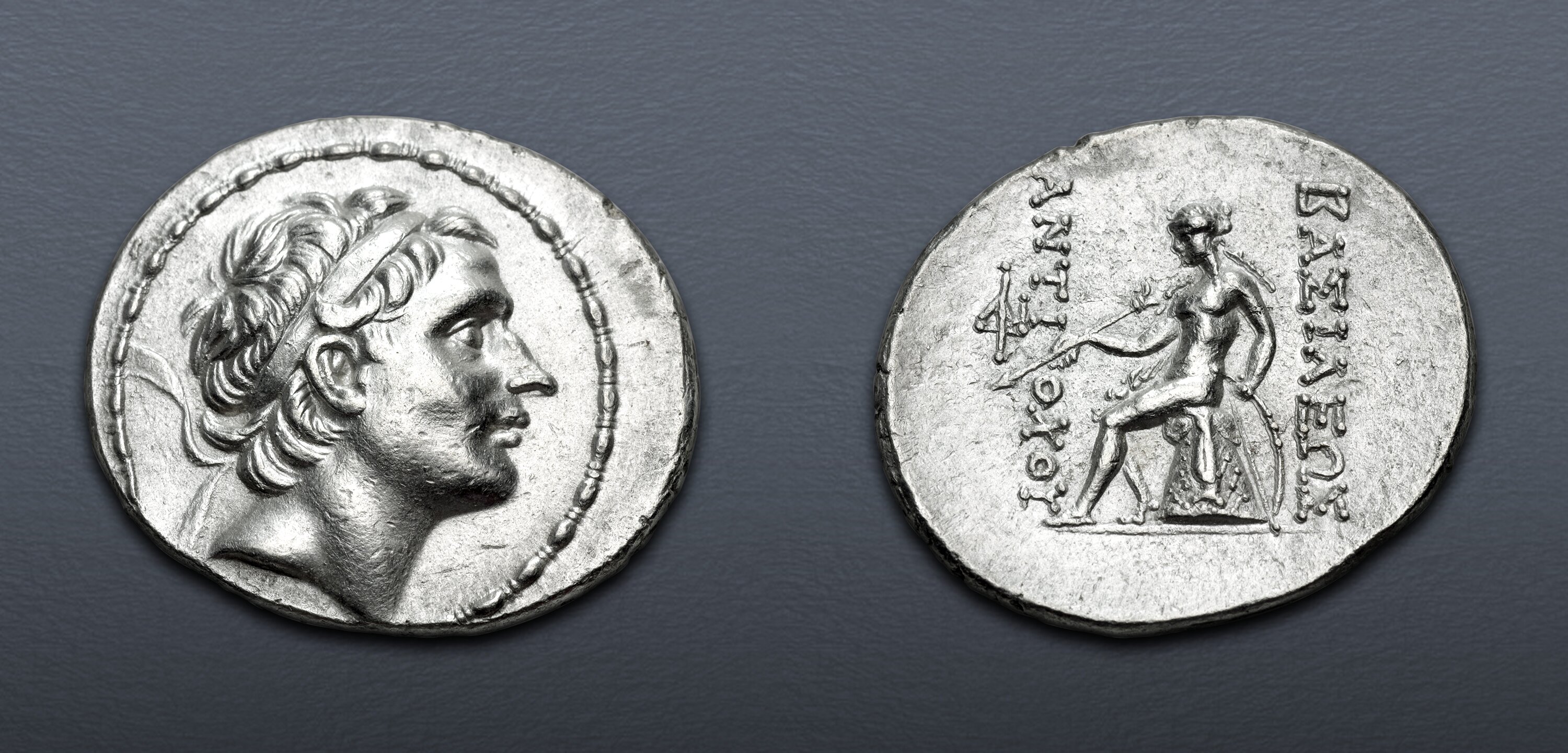 SELEUKID EMPIRE. Antiochos III ‘the Great’. 222-187 BC. AR Tetradrachm ...
