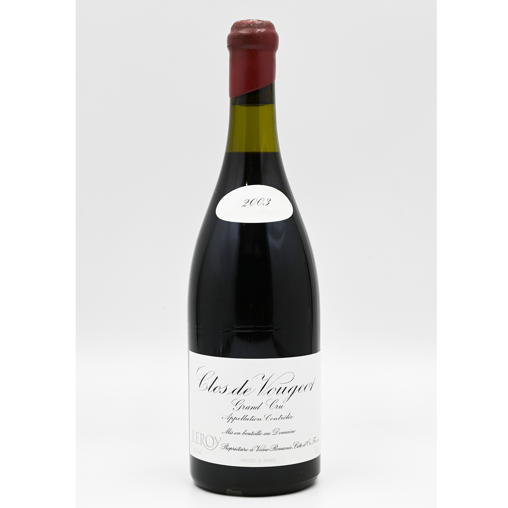 Clos de Vougeot (Domaine Leroy) 2003 | TOPLOT