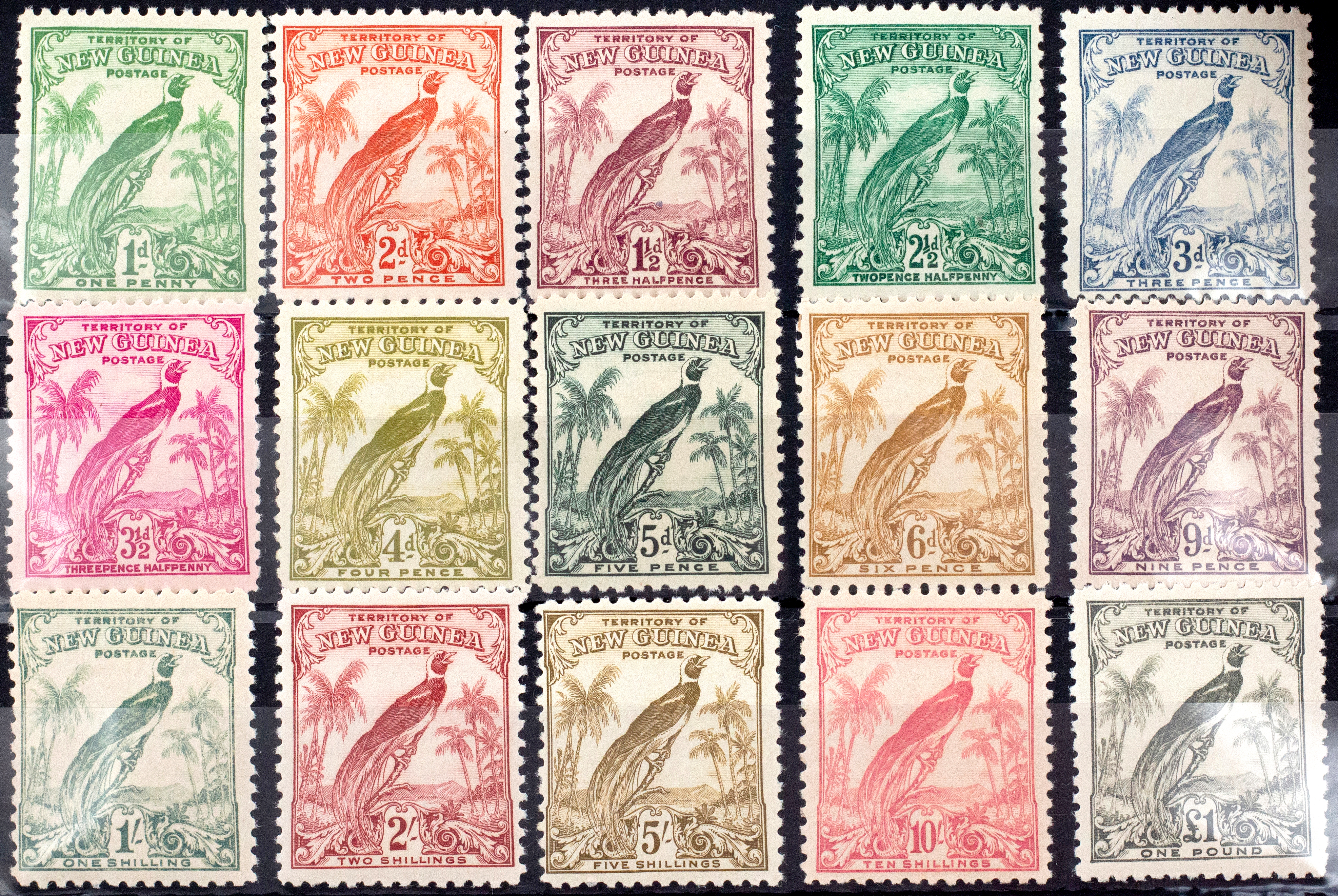 New Guinea, Undated Birds, 1932, Good