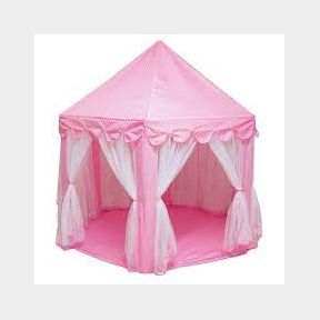 Kids Play Portable Folding Tent Children Castle with Net - Pink-50582/8104 (B1 S4)