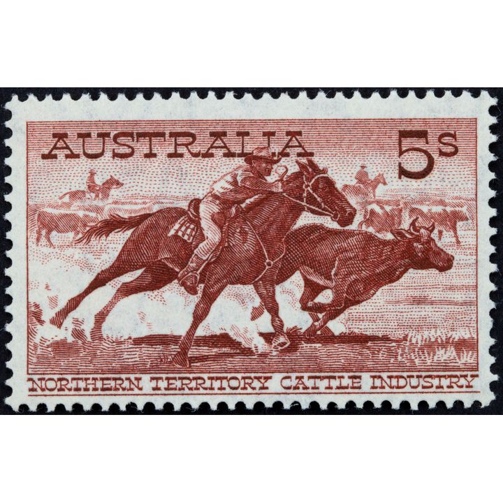 Cattle, Five Shillings, 1964, Fine