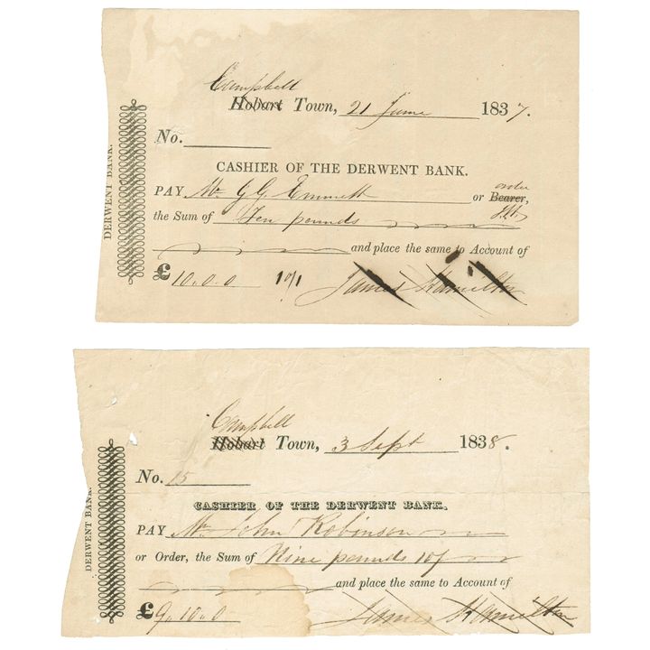 1837 & 1835 Hobart Town