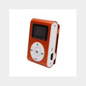 Mini Clip Metal Mp3 Player With LCD Screen - Red-50582/20394 (B1 S2) SB