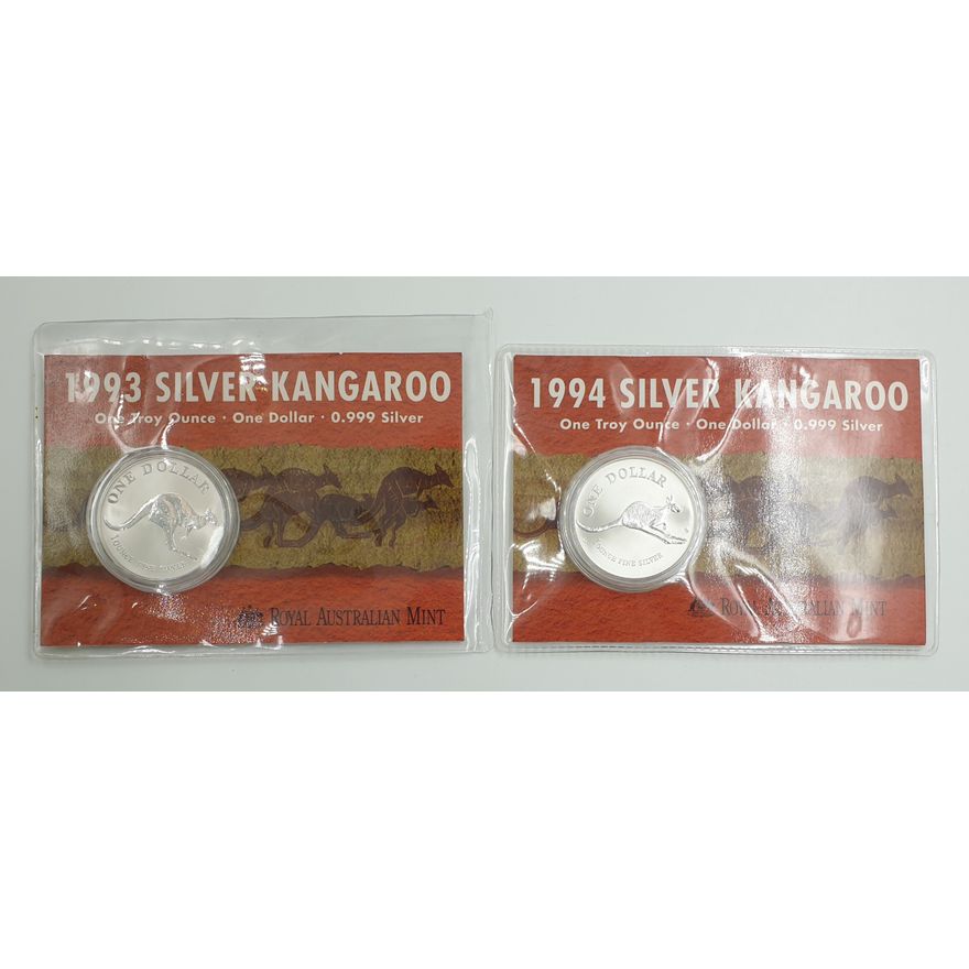 Silver Roo 1oz. Coins (x2)