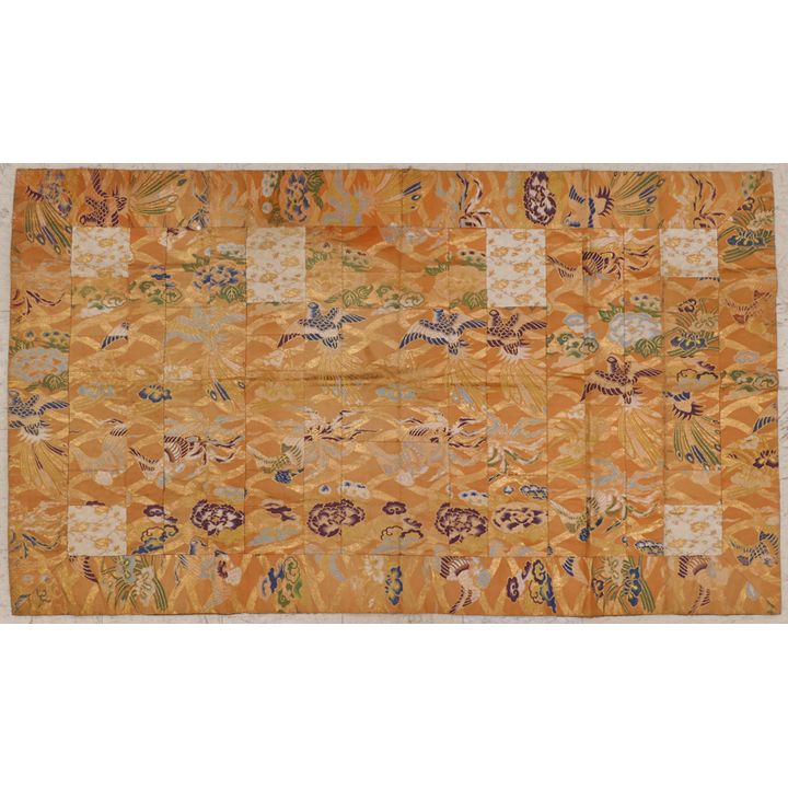 2pc Old Japanese Silk Kesa Buddhist Robes