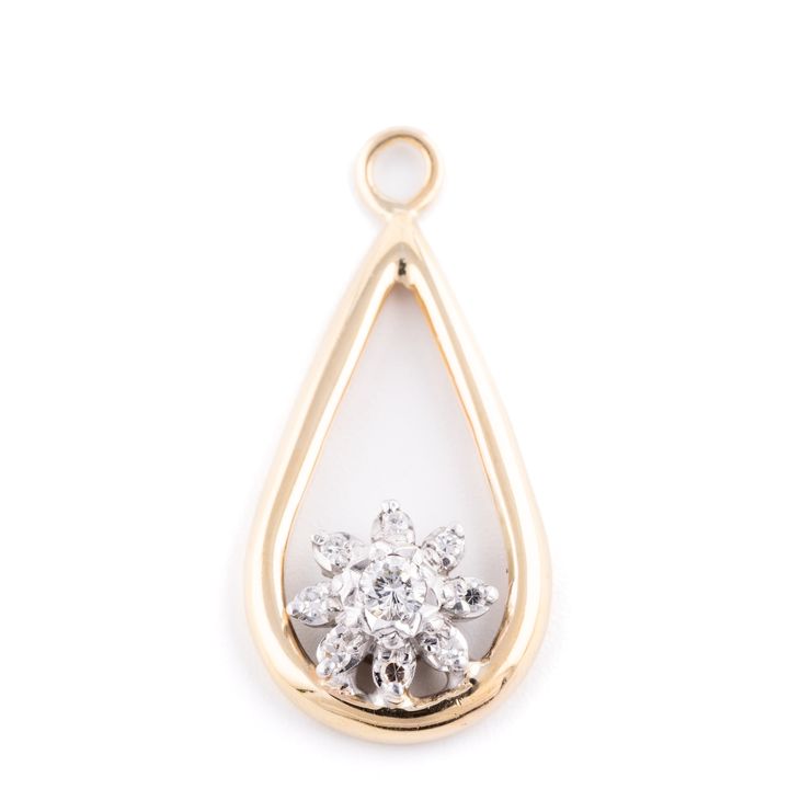 Diamond Pendant 9ct Gold