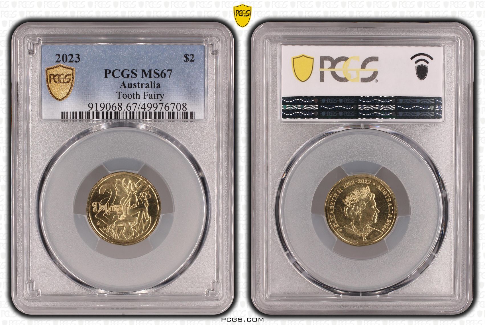 Tooth Fairy, Two Dollar, 2023, PCGS MS67