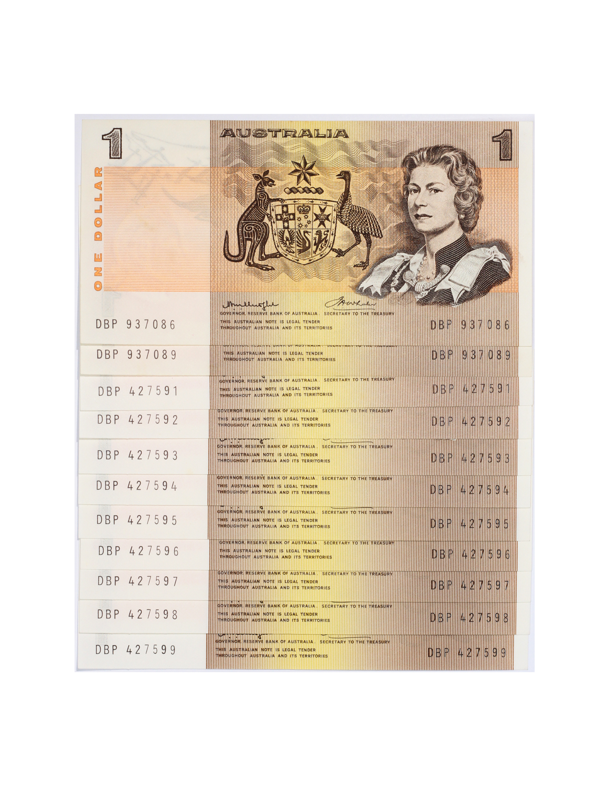 2208. · Knight/Wheeler, One Dollar, 1976, Uncirculated