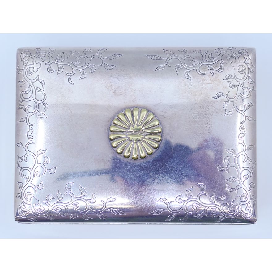 Japanese Imperial Sterling Small Box 4'' - 254 Grams