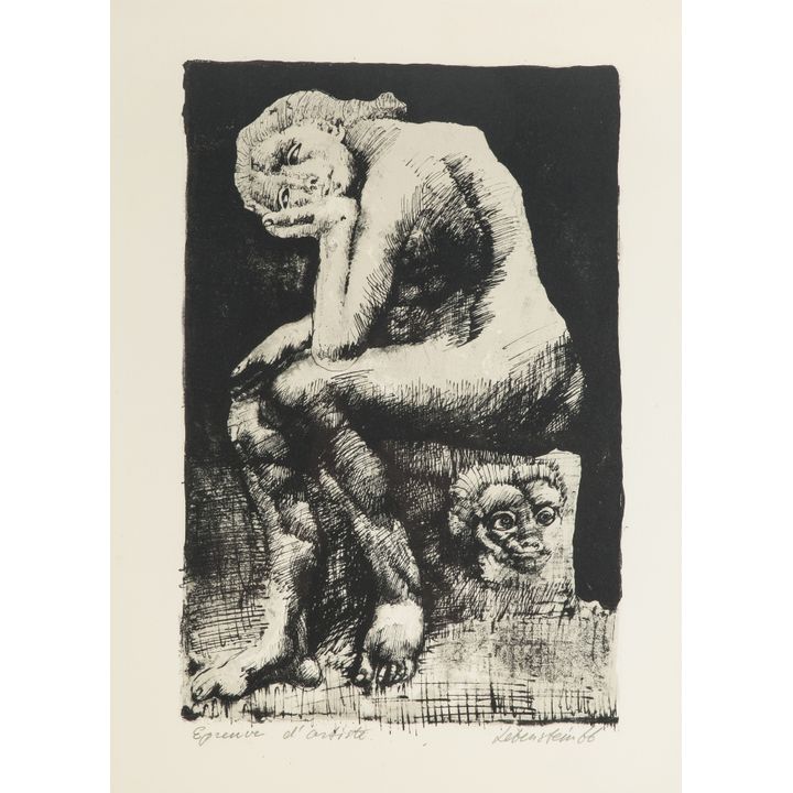 Jan Lebenstein | Postać, z teki Carnet Incomplet, 1966