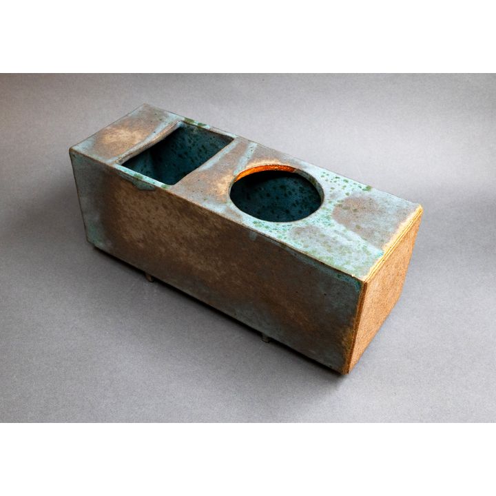 Keith Blight - Ikebana Oblong Moribana vase