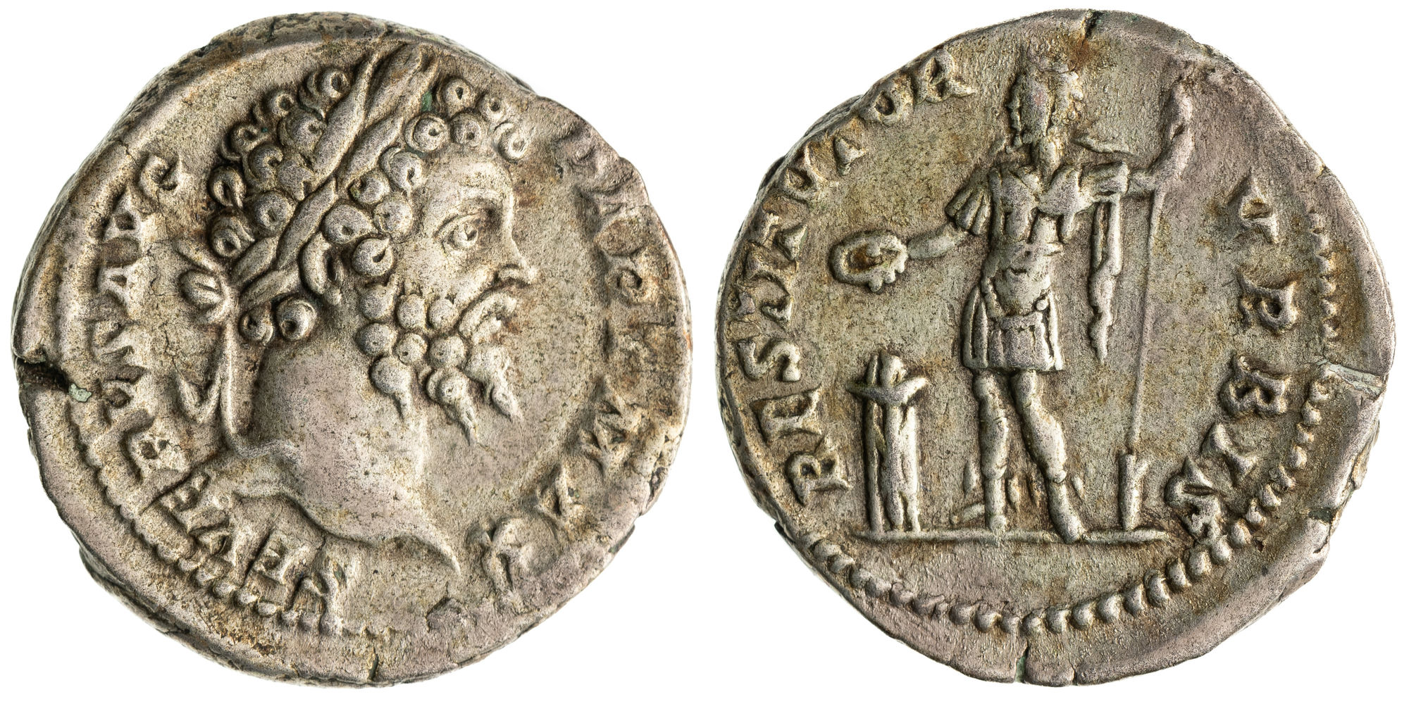Septimius, Denarius, 201 AD, VF