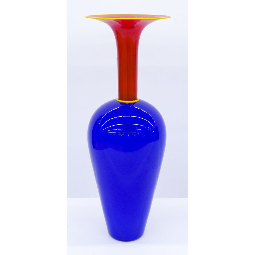 Dante Marioni ''Red and Blue Whopper'' 1990's Glass