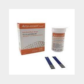 Accu-Answer isaw Uric Acid Blood Test Strips (25) - CE Approved Strips | SM 51679/3267 (SB5)