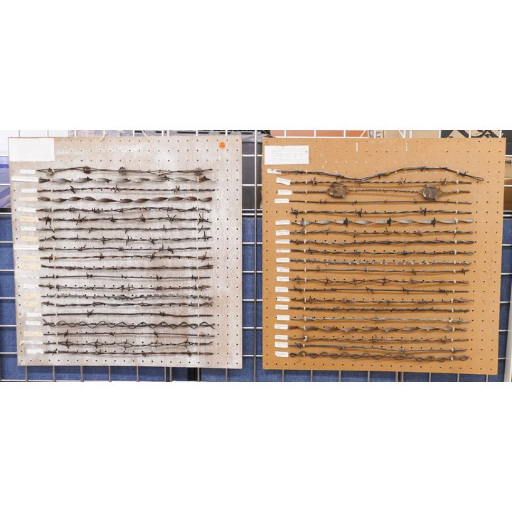 2pc Barb Wire Square Displays- 24x24''