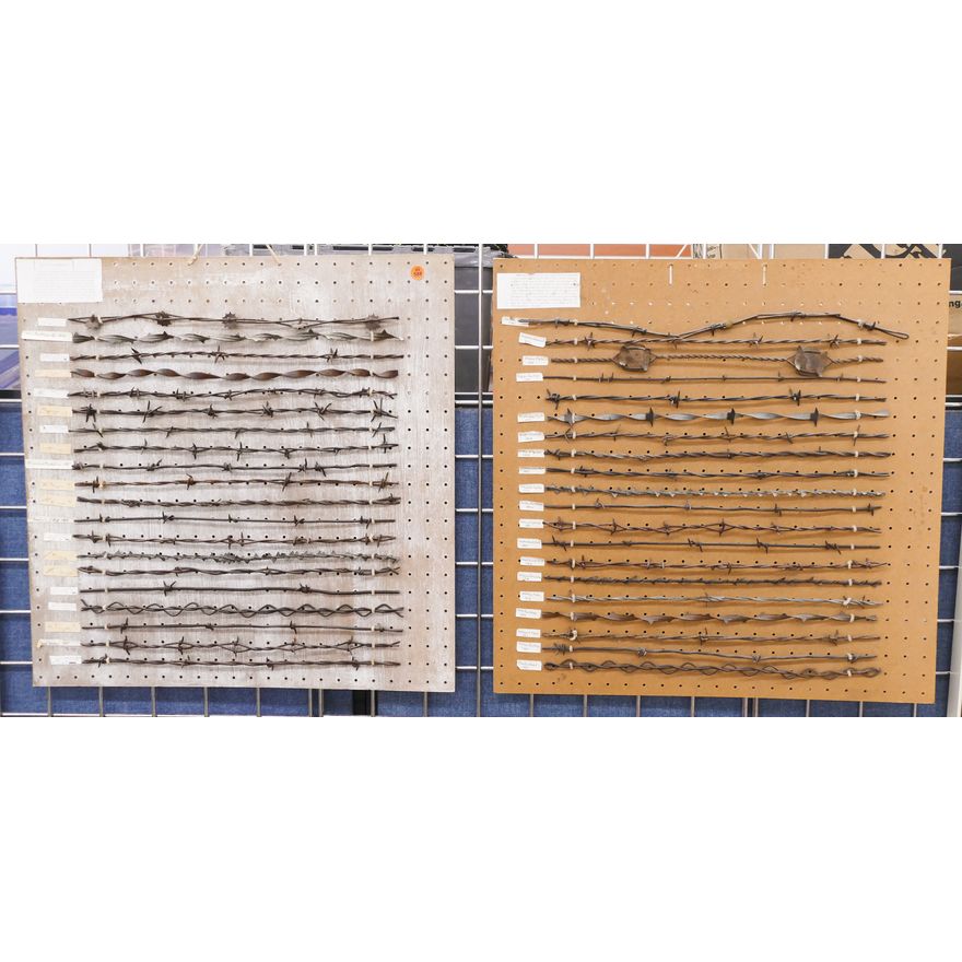 2pc Barb Wire Square Displays- 24x24''