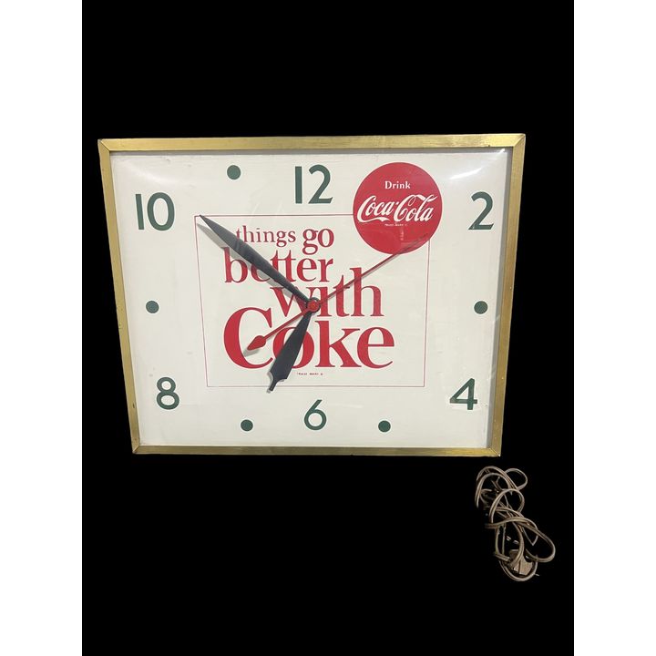 Coca Cola Coke Soda Light Up Clock