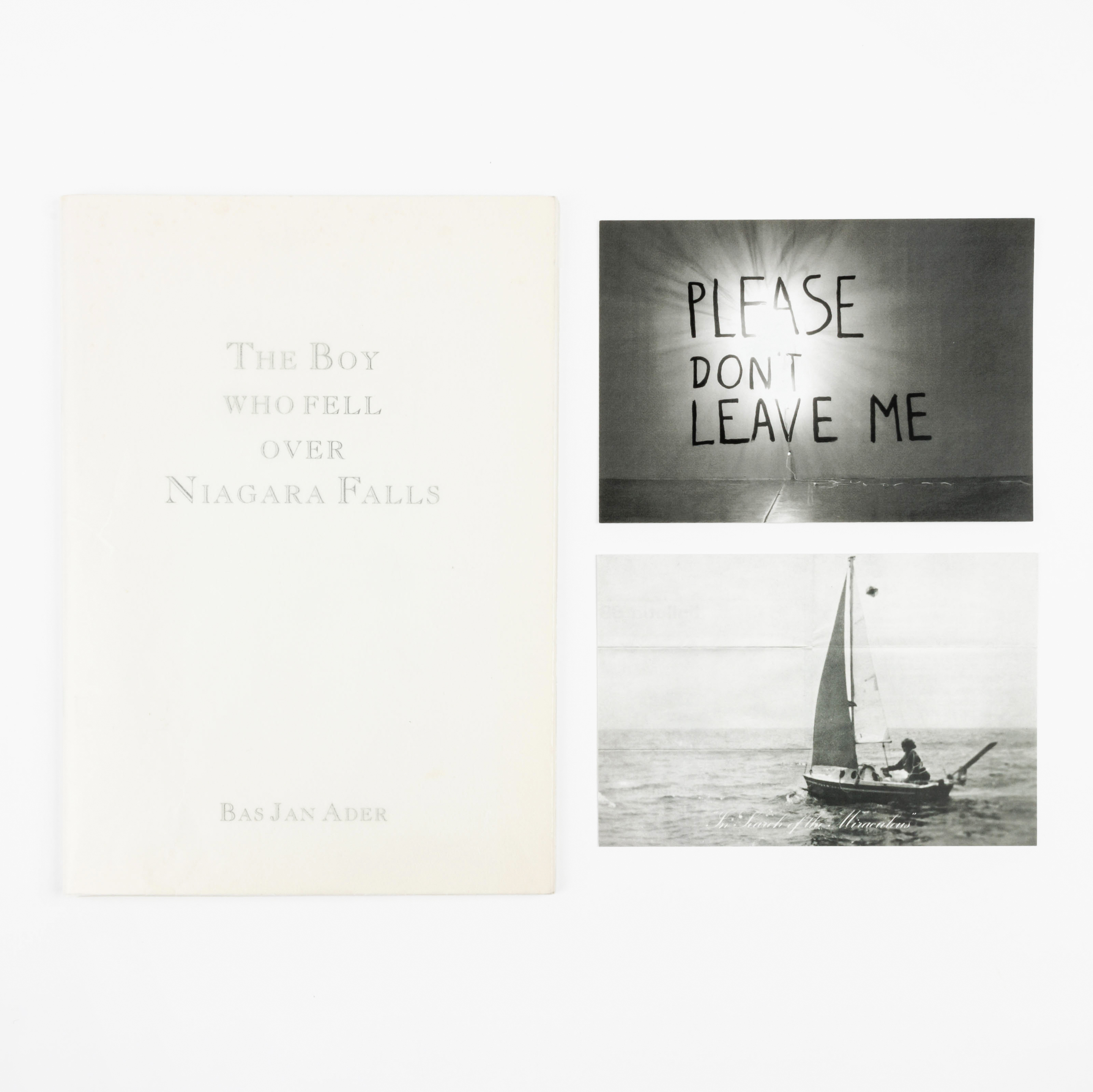 Bas Jan Ader - The Boy who fell over Niagara Falls – kavel bij Bernaerts, Antwerp