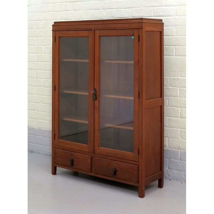 TEAK DISPLAY CABINET