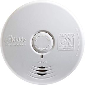 KIDDE SMOKE DETECTOR, 10-YEAR BATTERY, PHOTOELECTRIC SENSOR SMOKE ALARM