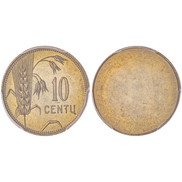 Lithuania, Specimen Ten Centu, 1925, PCGSSP 66
