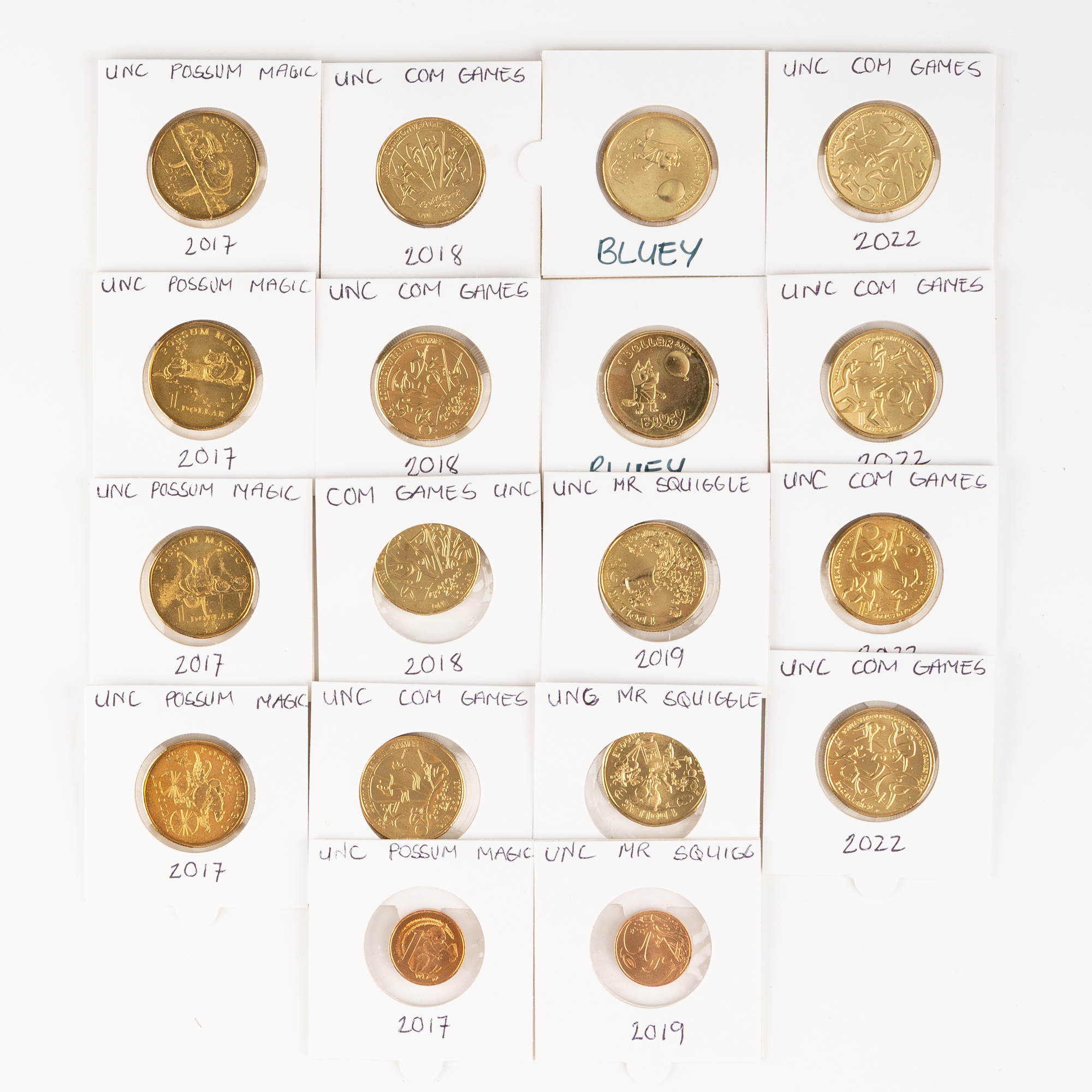 Elizabeth II - Charles III, RAM - Various Commemorative, One Cent - One Dollar, 2017 - 2024, UNC
