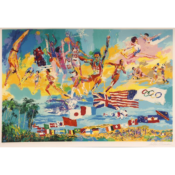 LeRoy Neiman ''American Gold'' 1984 Serigraph