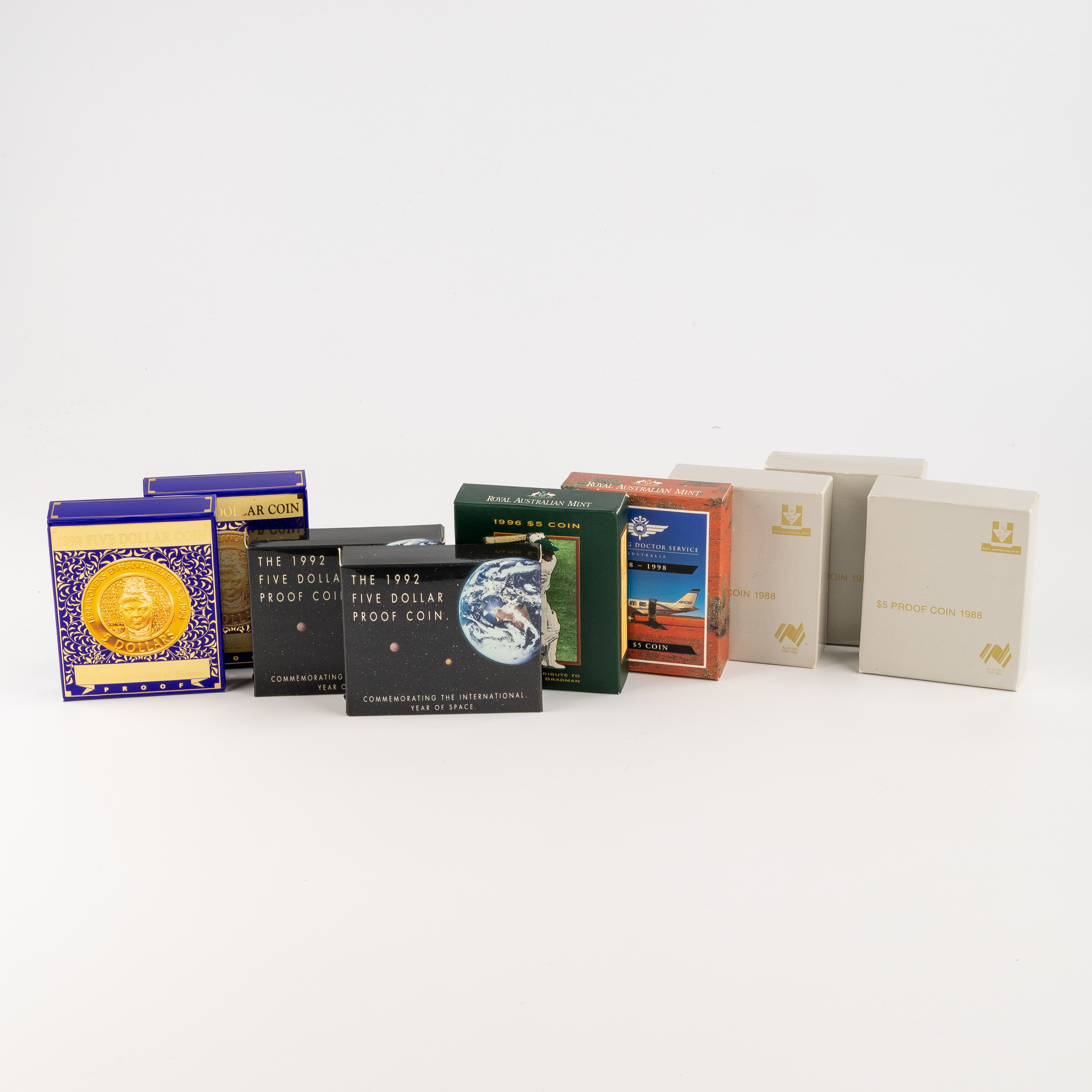 Elizabeth II, RAM - Various Commemorative, Five Dollars, 1988 - 1998, FDC