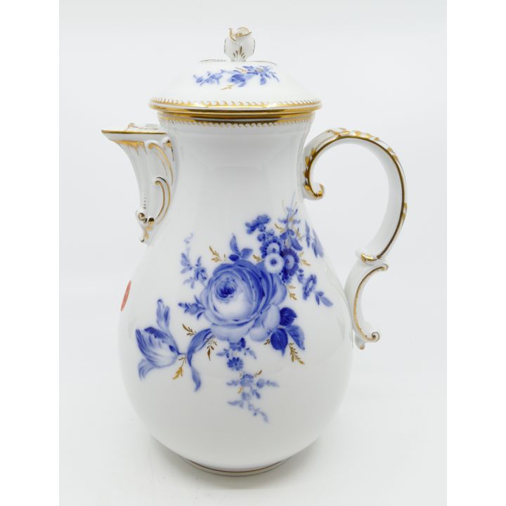 Meissen Blue Flowers Porcelain Coffee Pot