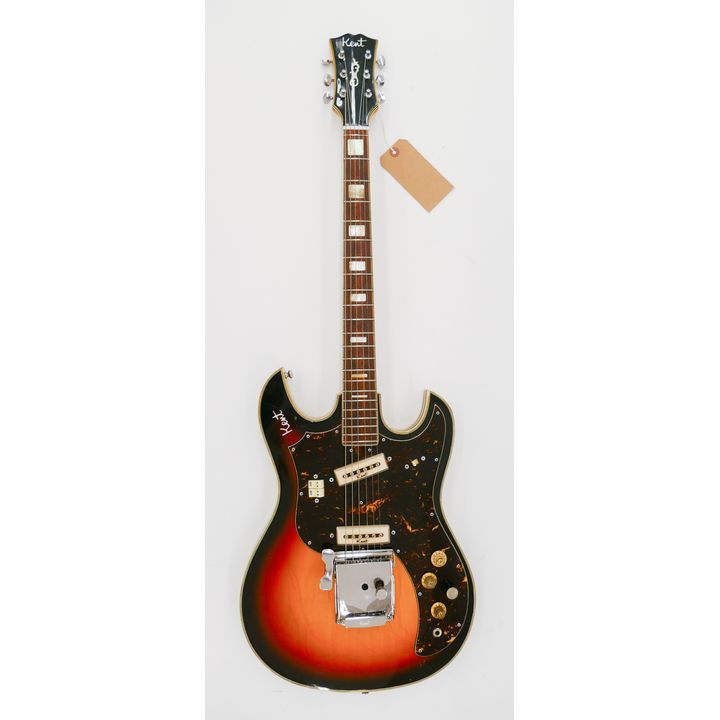 Kent 740 Double Cutaway Electric Guitar, 1968