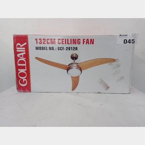 GOLDAIR - 3-BLADE CEILING FAN 132CM - WITH REMOTE -GCF-2012R