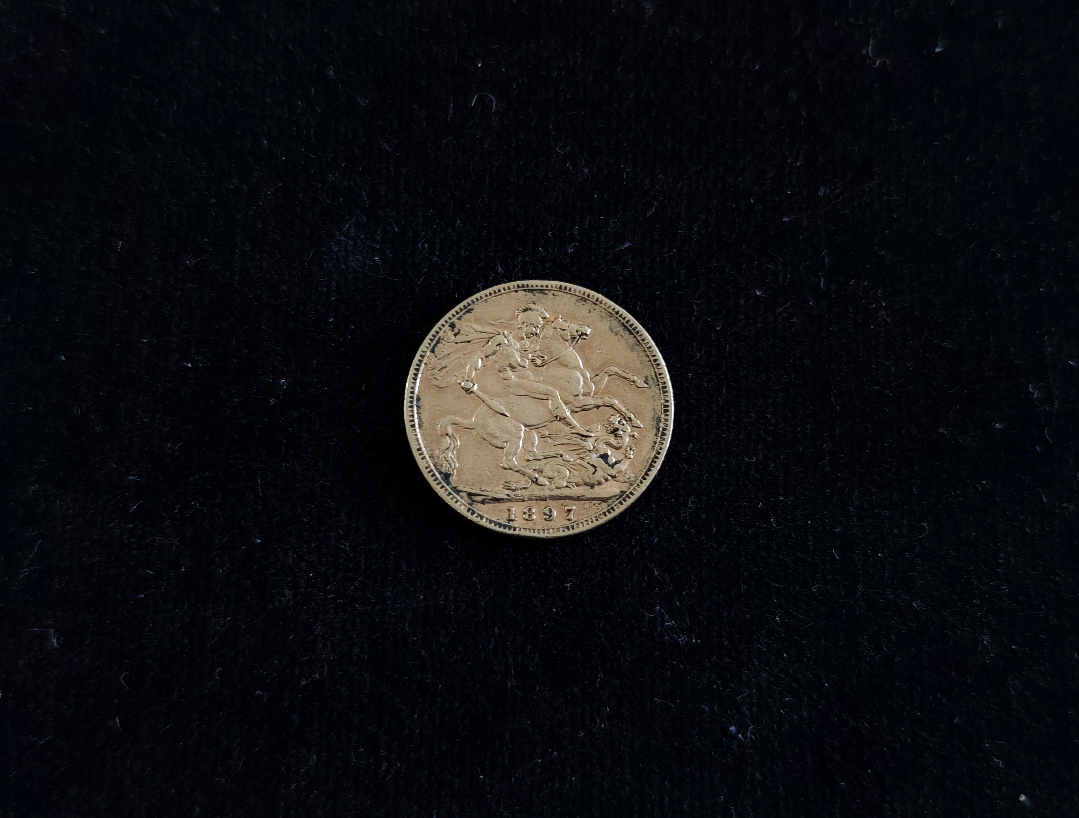 1897 Gold Sovereign — sold at auction in New Zealand for $1,300
