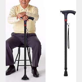 CLEVER CANE WALKING CANE FOLDING AND LED LIGHT