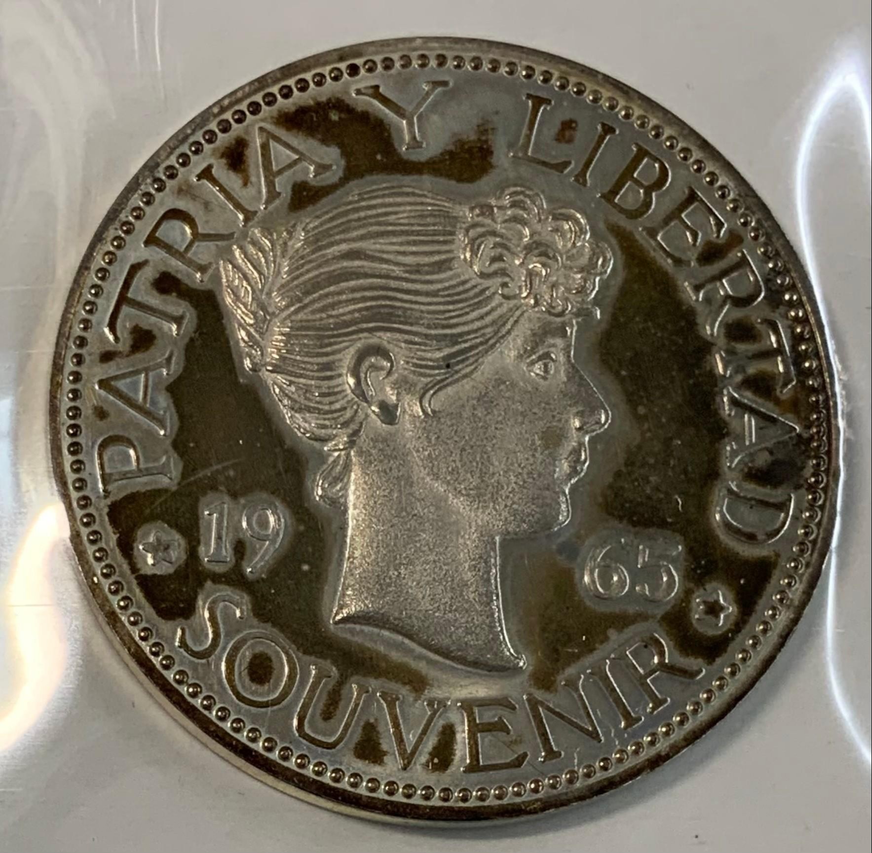 キューバ銀貨 1965年 スーベニア銀貨 定番，2025 キューバ 1ペソ銀貨