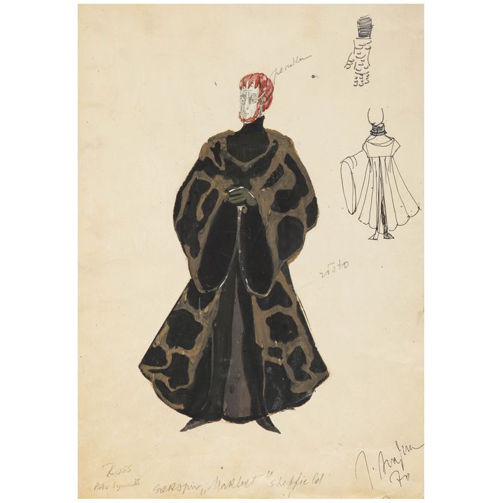 Józef Szajna | Projekt kostiumu Rossa do "Makbeta", 1970
