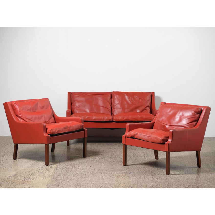 Georg Thams for Vejen Polstermøbelfabrik - Three-piece Danish lounge suite